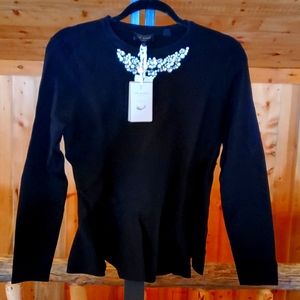 Ted Baker Size 3 Rhinestone Sweater